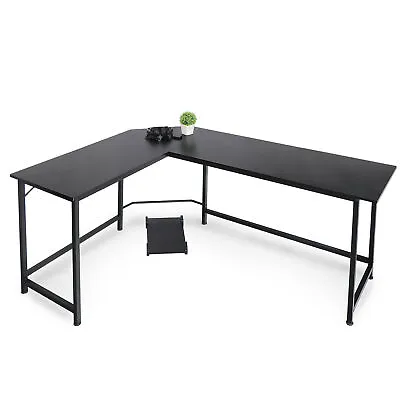  L-Shaped 66 Computer Desk Corner Gaming Desk PC Laptop Study Table Workstation  • $73.58