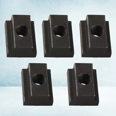 5 Pcs Tie Downs T-Slot Nuts Block Slots Nut Nickel Plated T Track Nuts • £9.75