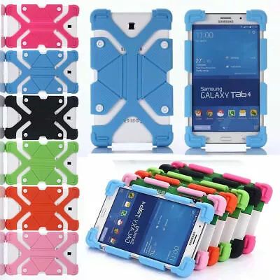 For Various 7  8  10  Inch Tablet Universal Rubber Shockproof Soft Silicone Case • $9.99