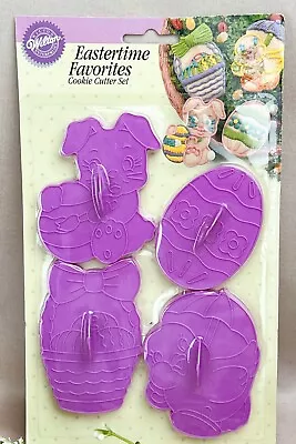 WILTON  Eastertime Favorites  Set Of 4 Easter Cookie Cutters In Package • $6.99