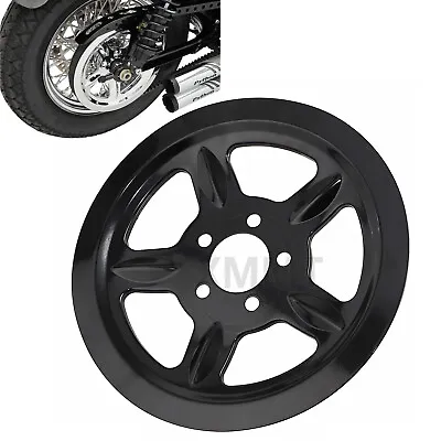 $33.98 • Buy Black Outer Rear Pulley Insert Cover For Harley Sportster XL 1200 Iron 883 48 72
