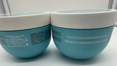 Moroccanoil Weightless Hydrating Mask For Fine Dry Hair 8.5oz Free Ship (2 Pack) • $59.99