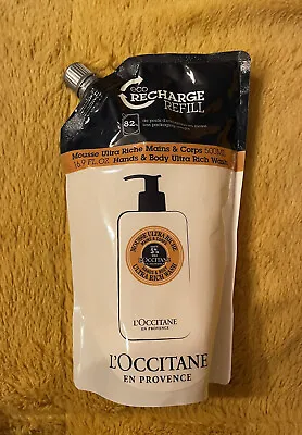 L’occitane 5% Shea Hands & Body Ultra Rich Wash Refill 500ml Brand New • £22.95