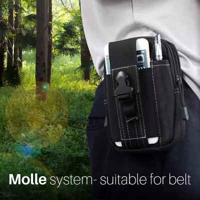 Tactical Molle EDC Pouch Bag Compact Multipurpose Utility Gadget Belt Waist Bag • $9.99
