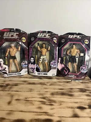 JAKKS UFC FIGURES - LOT Of 3: Guida Tanner & George St Pierre • $69.99