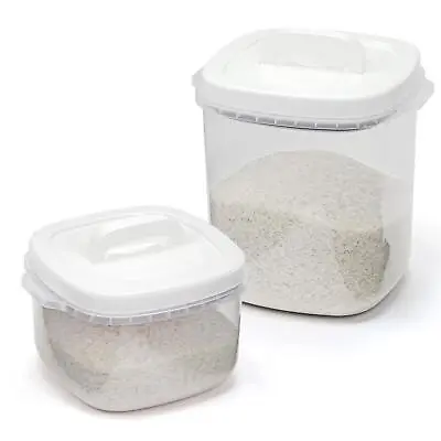 5-10KG Kitchen Rice Dispenser Container Cereal Box Dry Food Grain Storage • £16.95