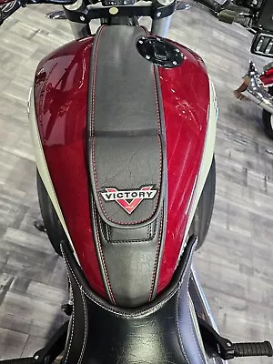 For Victory MAGNUM CROSS COUNTRY ROADS RED St. Gas Tank Bag BIB By AJ Baggers • $130