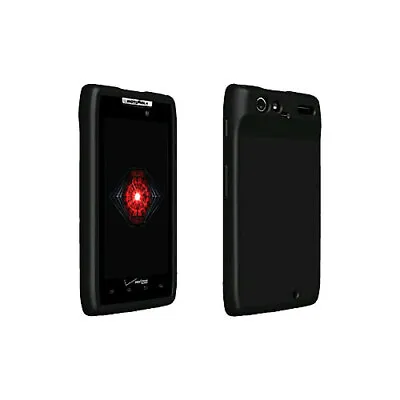 OEM Verizon Silicone Cover Case For Motorola DROID RAZR XT912 (Black) (Bulk • $8.49