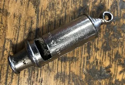 Vintage French 59mm Boy Scouts  General Service Type Two Note Tube Whistle • $18.66