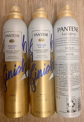 3 Pantene -pro V Strong Hold Alcohol Free Hair Spray No Crunch Hold Level 4 🌪️ • $37.99