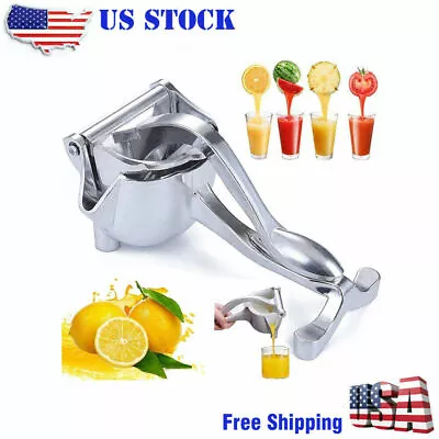 Manual Juicer Hand Lemon Orange Juice Press Squeezer Fruit Juicer Extractor US • $14.99