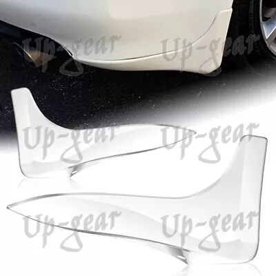 For 2003-2006 Infiniti G35 Coupe Painted White Rear Bumper Lip Mud Guards 2PCS • $79.50