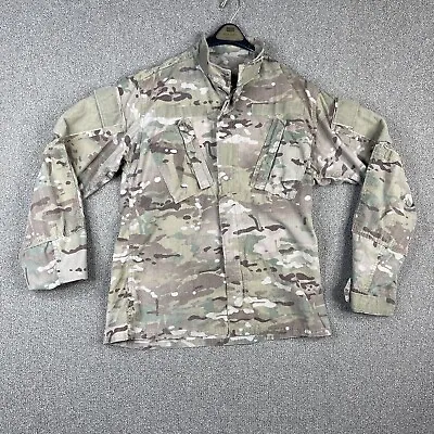 US Army Camo Shirt Mens Small Perimeter Insect Guard Rip Stop Jacket Hunting • $13.59