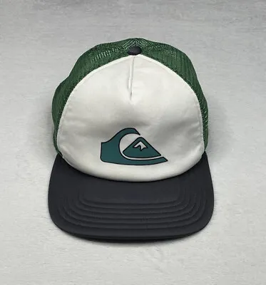 $13.44 • Buy Quicksilver Surfing Apparel Foam Logo Baseball Trucker Hat Cap Snapback Mesh