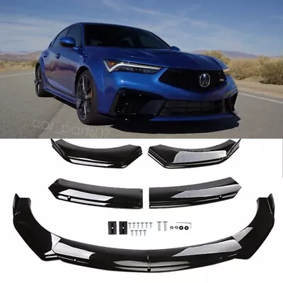 For Acura Integra Universal Front Bumper Lip Spoiler Splitter Glossy Black • $66.49