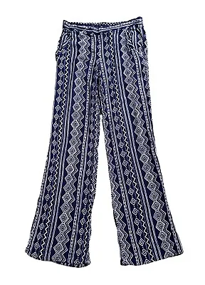 IN SAN FRANCISCO Womens Size Small Pull On 100% Rayon Tribal Print Harem Pants • $15.18