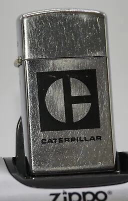 Caterpillar Slim Line Zippo Lighter Circa 1978 • $110