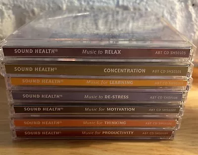 ABT 7 CD Sound Health Music For Concentration Relax Productivity Motivation VG • $49.99