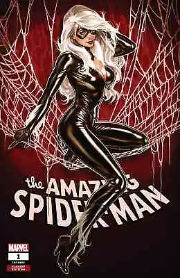 AMAZING SPIDERMAN 1 MARK BROOKS VARIANT NM BLACK CAT A Vol 5 2018 • $29.99