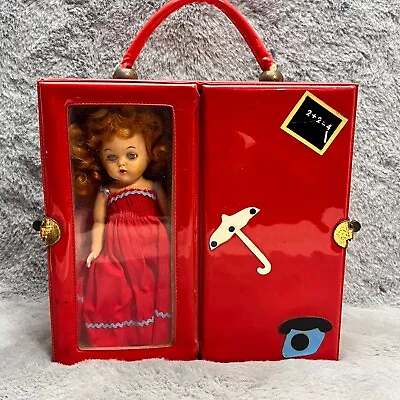 Vtg Muffie Ginny Clone Doll Wig Hair Sleep Eyes Painted Lower Lash Case Dresses • $99.99