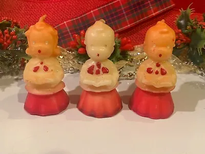 Vintage Gurley Christmas Candles Choir Girls And Boy • $12.99