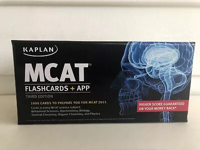 $22 • Buy Kaplan MCAT Flash Cards Only