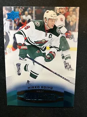 15-16 UD Overtime Hockey Blue Parallel SP 6 Mikko Koivu • $1.99