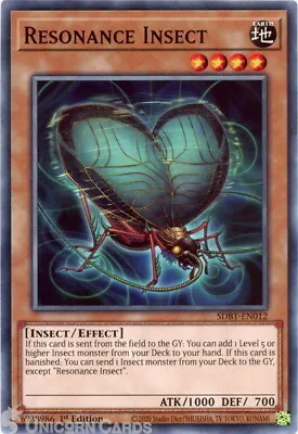 SDBT-EN012 Resonance Insect :: Common 1st Edition Mint YuGiOh Card • £0.99