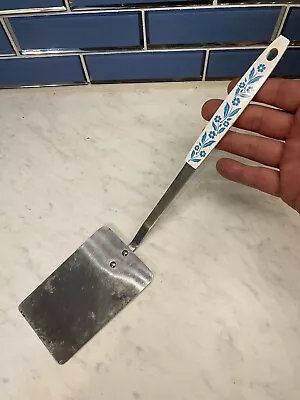 Vintage Corning Ware Blue Cornflower Lifter Spatula Blue Aqua Real Kitchen 70s • $25.49