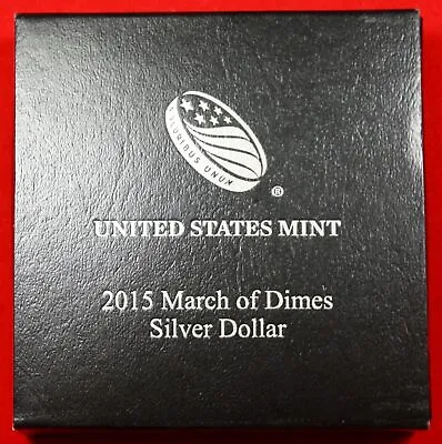 2015-W US March Of Dimes Commemorative Proof Silver Dollar • $35