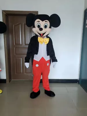 【TOP SALE】Professional Mickey Mouse Mascot Costume Unisex Adult Size Fancy Dres • $132.99