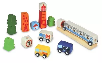 I'm TOY IMN 27390 Wooden Sort And Count City NEW • £20