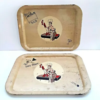 Champ For VIP & For Hot Shot Vintage Metal TV Trays Rare Trays Only • $24.99