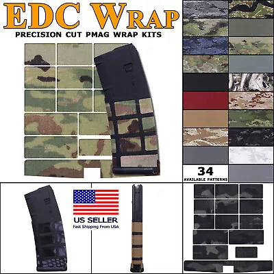 EDC Wrap - Adhesive Fabric Wrap For PMAGs - (Multiple Patterns Available) • $12.99