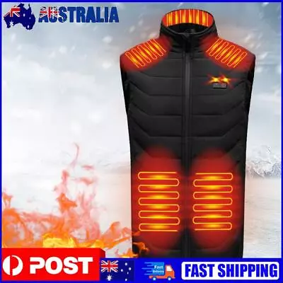 Mens Electric Heated Jacket USB Charging 11 Areas Heated Dual Control For Winter • $40.99