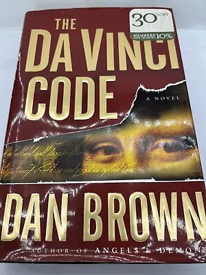 The Da Vinci Code : A Novel By Dan Brown (2003 Hardcover) • $11.69