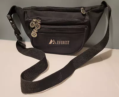 Original Black Everest Zippered Fanny Pack Waist Bag Unisex • $17.99