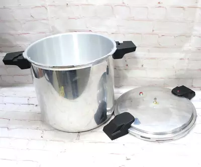 Vintage Mirro 22 Pressure Cooker Pressure Canner Aluminum 22 Quart 92122 Tested • $132.52