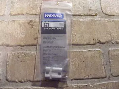 WEAVER RIFLE SCOPE 61 48002 Base For Flat Barrel Sako Whitetail Ithaca LSA 55 • $8