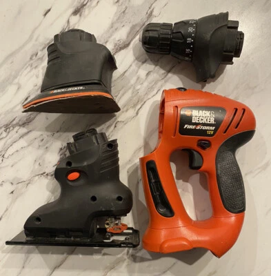 £33.51 • Buy Black & Decker FireStorm 12V MT1203 Multi-tool Cordless Drill, Sander, Saw Set