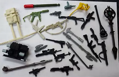 Vintage Lot Of 27 Pieces Weapons & Accessories Most Are  Star Wars & GI Joe • $19.99