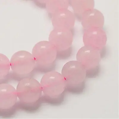 Rose Quartz Beads Gemstone Round Per Strand 4mm 6mm 8mm 10mm • £3.99