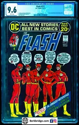 FLASH 217 CGC 9.6 WHITE NEAL ADAMS ART 1972 💎 1 OF 5 NM+ 2nd TOP GRADE 3 9.8 • $350