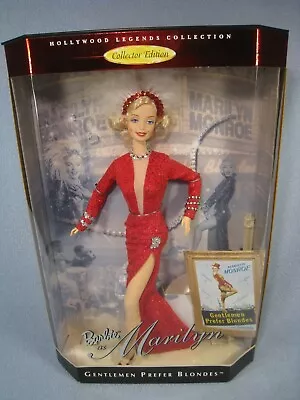 Barbie As Marilyn Monroe In Gentlemen Prefer Blondes Doll 1997 Mattel 17452 NEW • $79.99