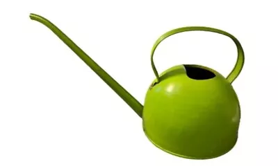 Vintage Lime Green Metal Watering Can • $18