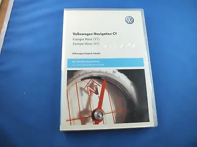 Volkswagen VW Navigation System DVD V7 EUROPE WEST Navigation CY Virt. Short Trial • $42.57