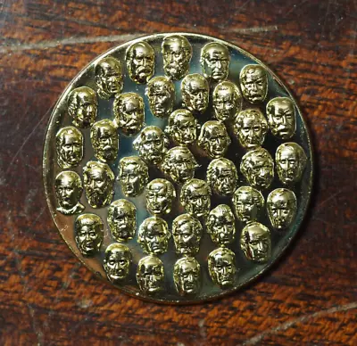 The 38 Presidents Of The United States Commemorative Medal 1776-1980 • $9.99