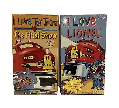 I Love Toy Trains VHS - The Final Show  And I Love Lionel Vhs • $21.99