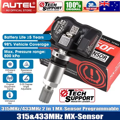 Autel MX-Sensor TPMS Tire Tyre Pressure Monitor System 2in1 433Mhz 315Mhz Sensor • $34.69