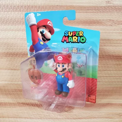 Super Mario Raccoon Mario With Super Leaf Figure 2021 Jakks Pacific • $9.99